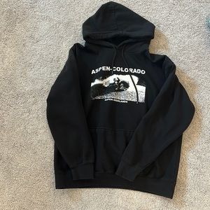 Brandy Melville Black Aspen, Colorado Hoodie